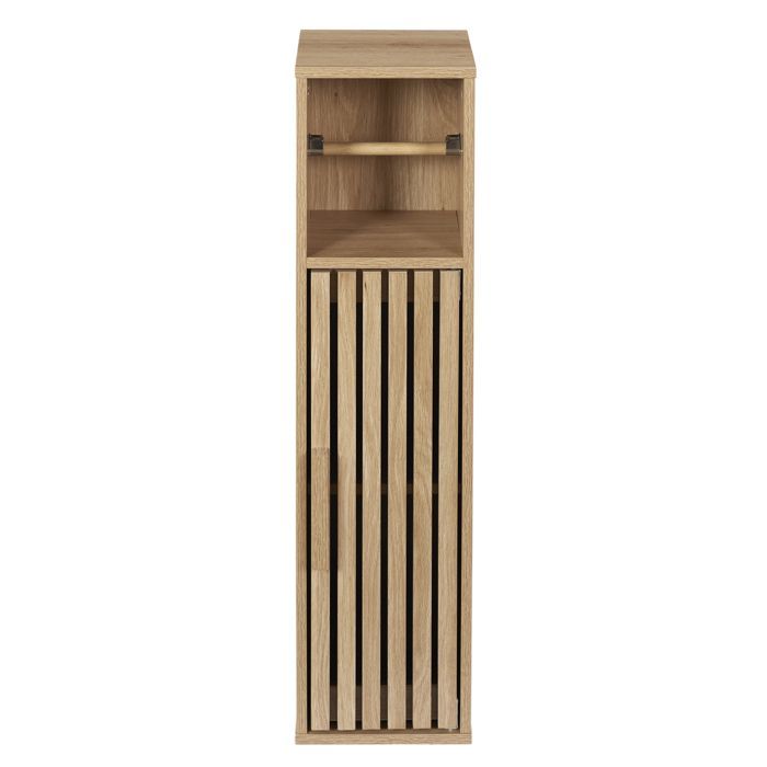 Meuble Dérouleur Papier Wc - Home Deco Factory - Klaus - Pratique - élégant - Marron