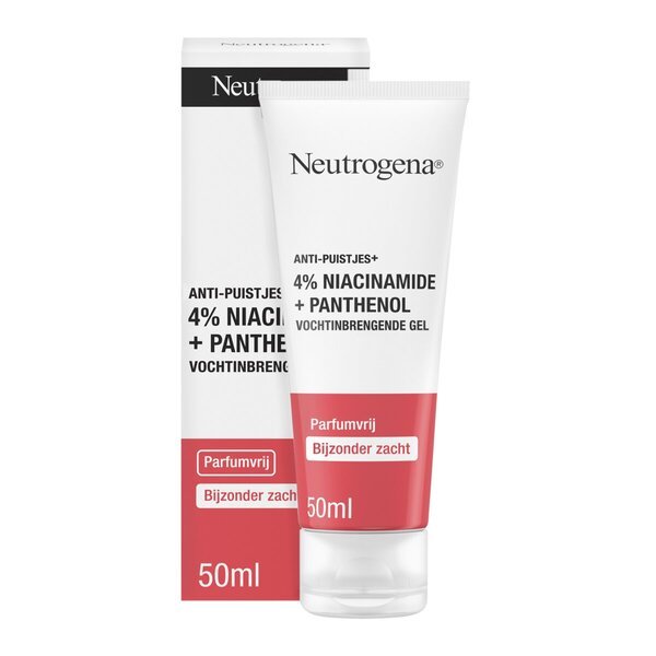 Neutrogena Anti-Blemish+ 4% niacinamid + pantenol vlažilni gel<br>50 ml - Nečista koža