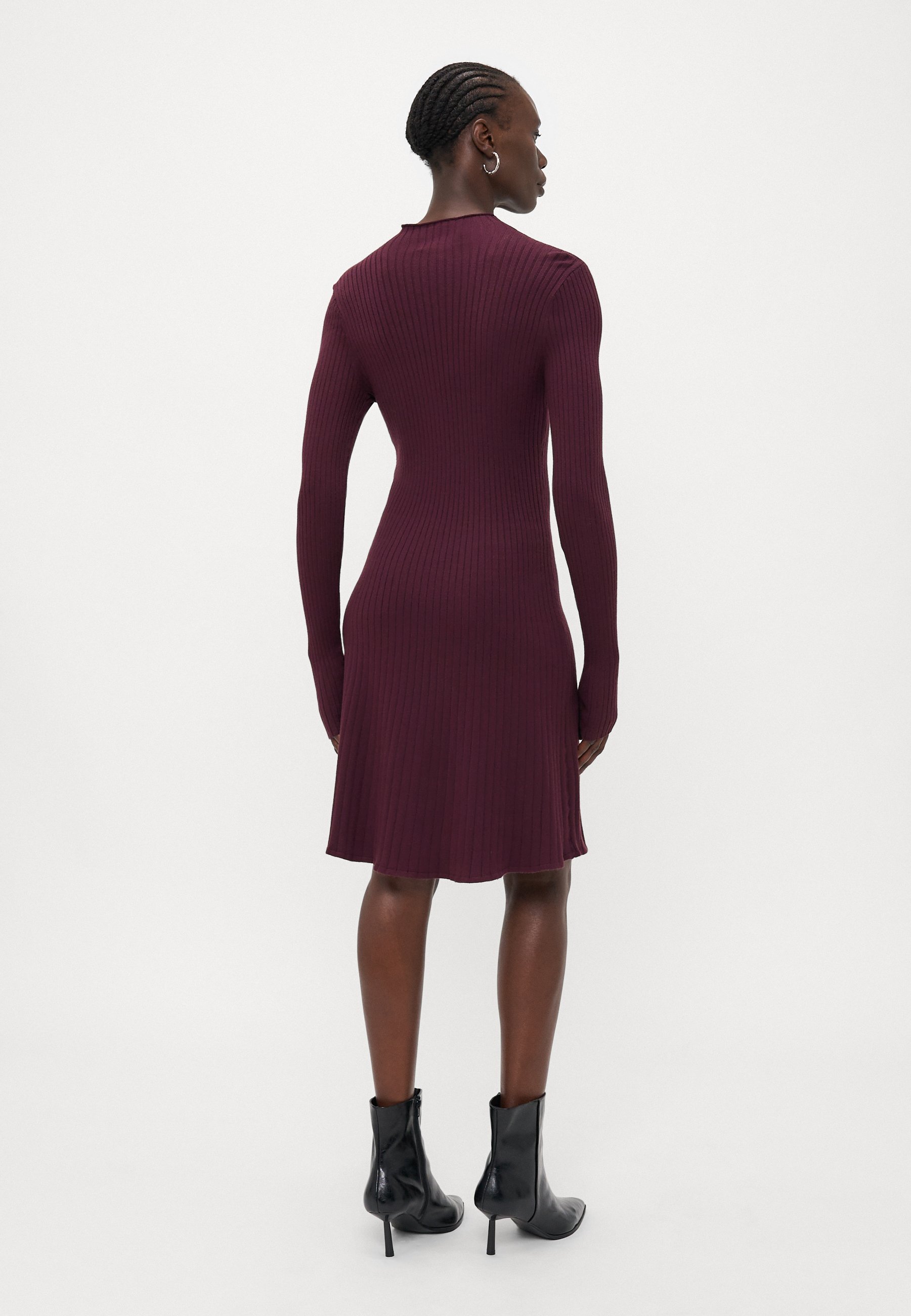 Vero Moda Tall VMNANCY SKATER DRESS - Jumperjurk - wijnproeverij