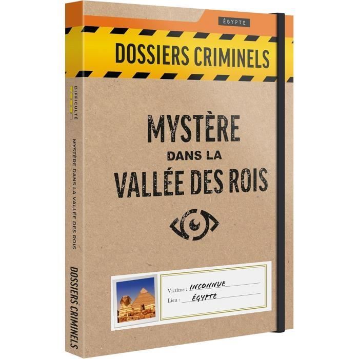 Criminal Files - Mystery in the Valley of the Kings: Macabre Discovery in a Pharaonic Tomb - Escape Game Board Game