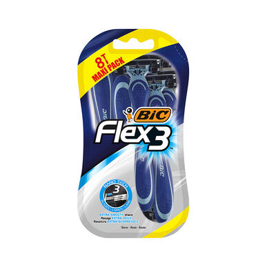 Bic engangs fleksible blader 3 8 enheter 8 enheter
