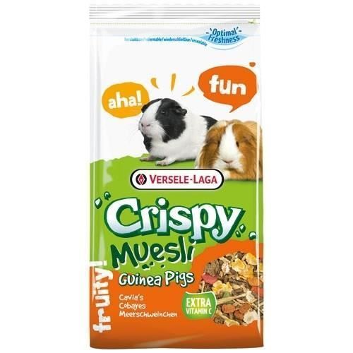 Aliment pour rongeurs - VERSELE LAGA - Crispy muesli - Mélange pour cochon d’Inde - Sac de 1 kg