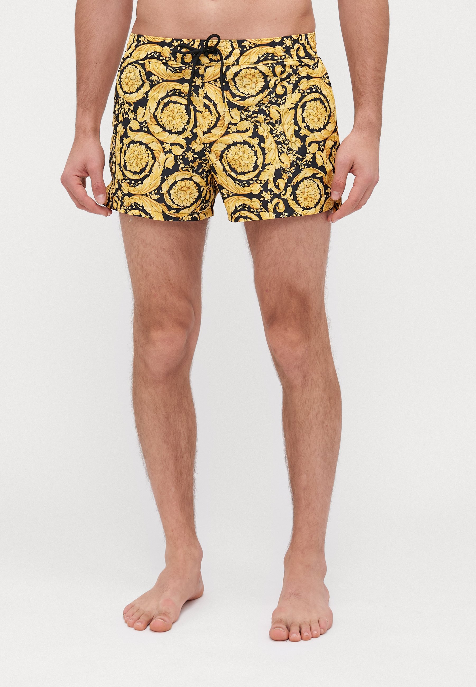 VERSACE SWIM BOXERS BAROCCO ALL OVER PRINT - Plavky - gold