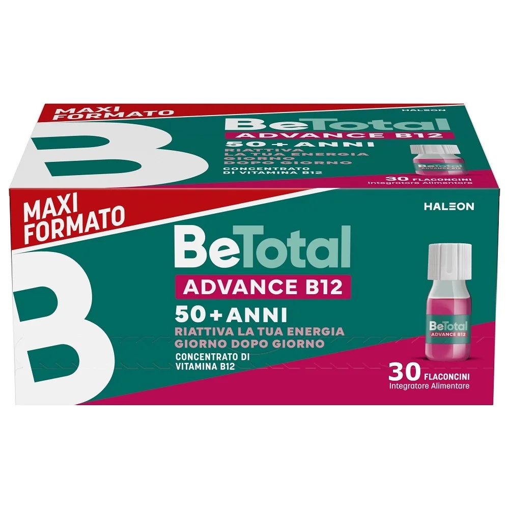 BE-TOTAL Betotal Advance B12 30 flacons Complément alimentaire Vitamine B12 Vitamine B Zinc