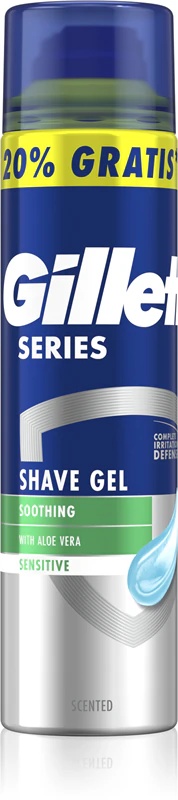Gillette Series Aloe Vera nomierinošā skūšanās želeja