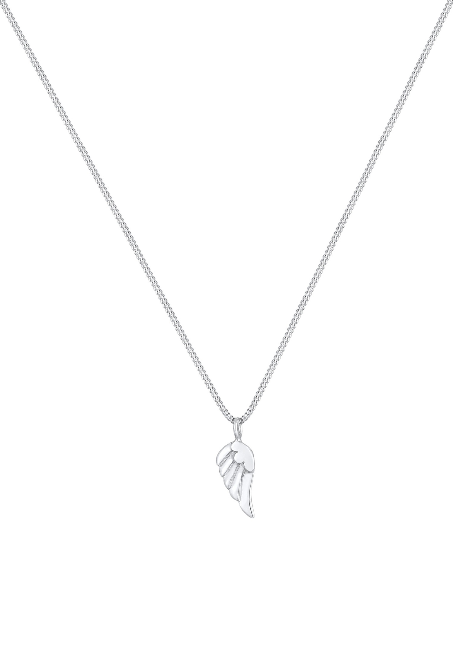 Elli Ailes Pendentif Ange Foi Réligion Collier Enfants - (925/1000) Argent