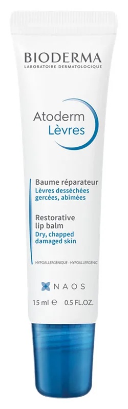 BIODERMA Bioderma Atoderm Lèvres balzam za usne 15 ml umirujući i regenerirajući