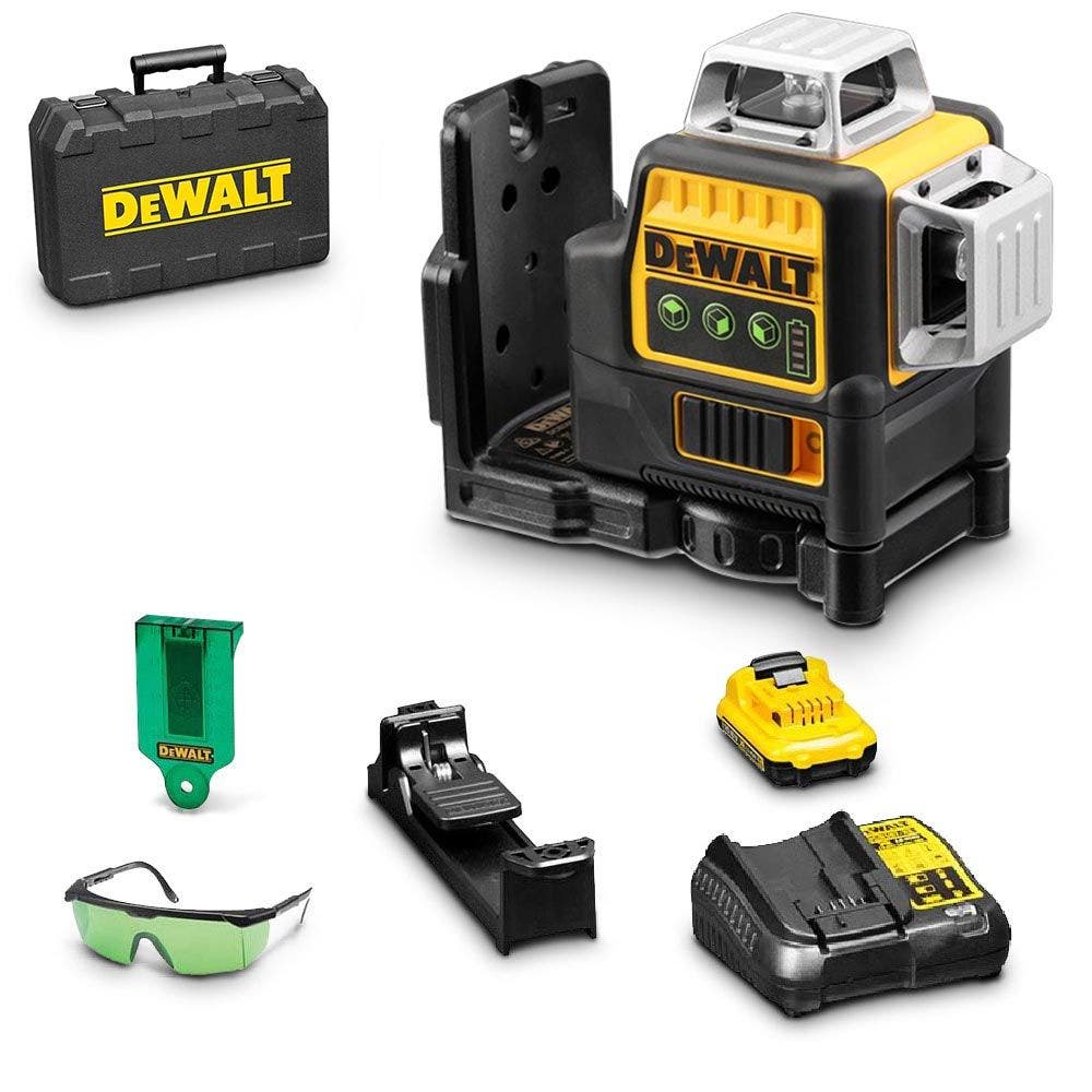Kit de laser verde multilinhas DEWALT 3 x 360° DCE089D1G-XE