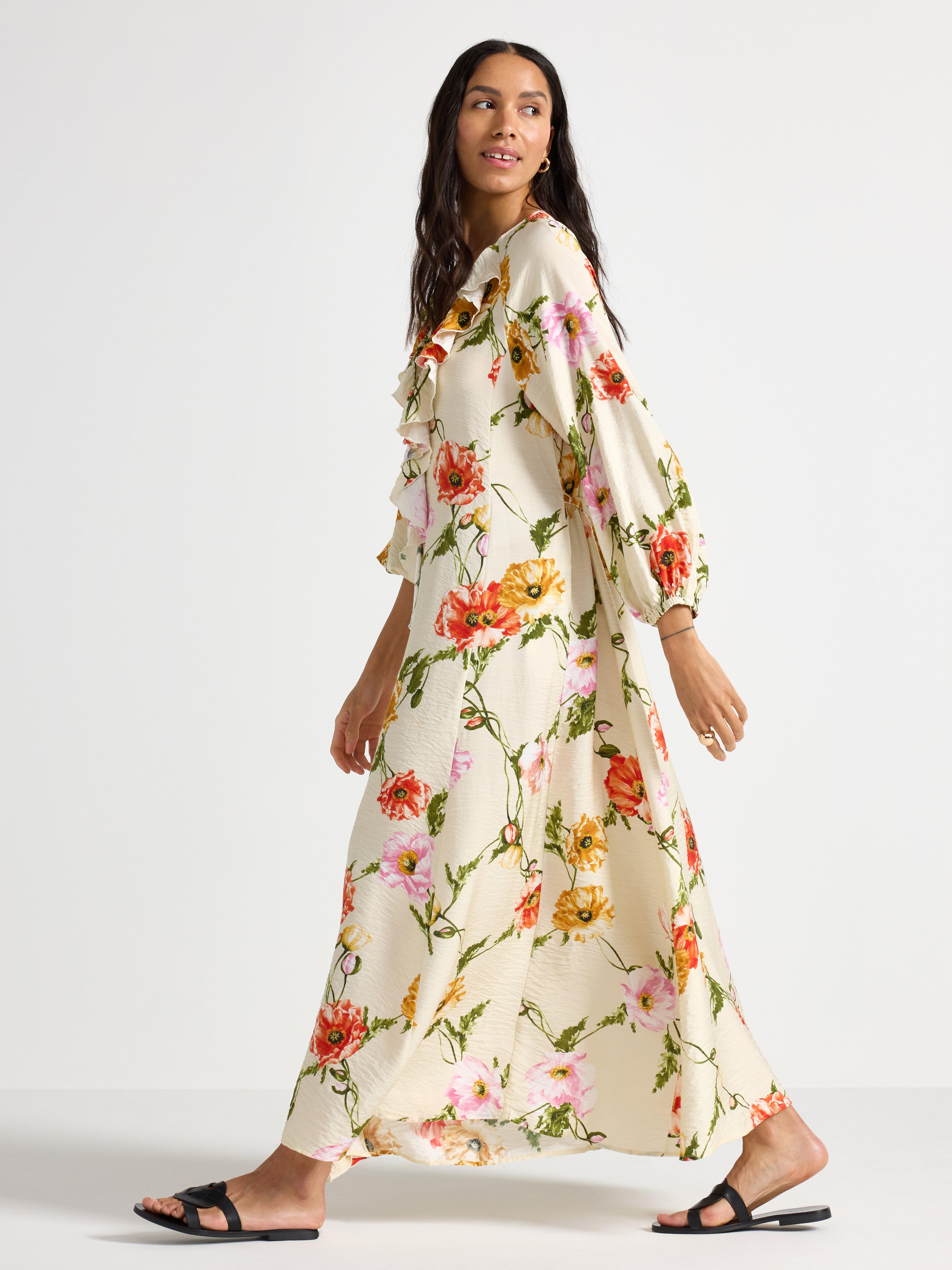 Maxikjole Off white