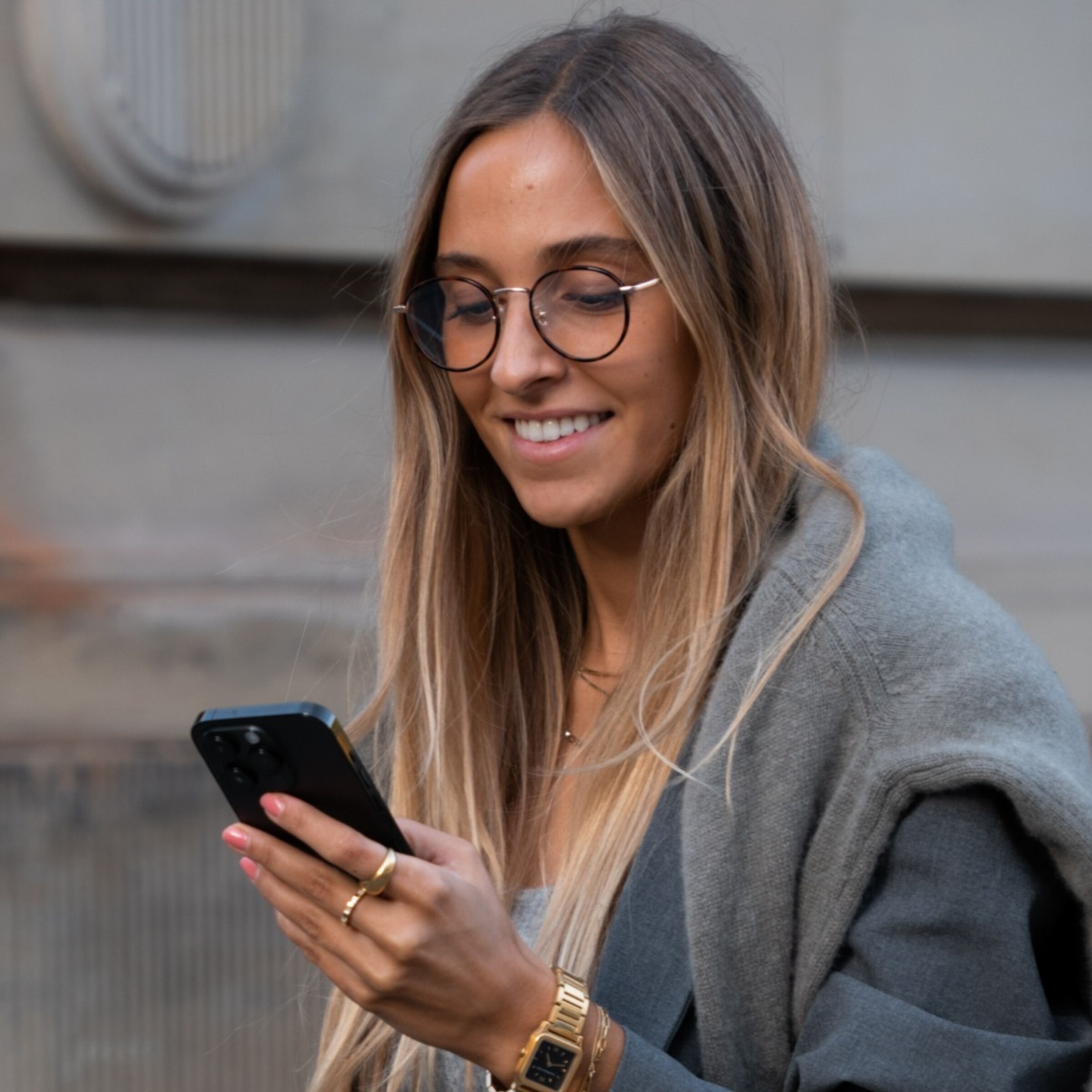 Lunettes de soleil London Matt Gold Tortoise avec verres correcteurs