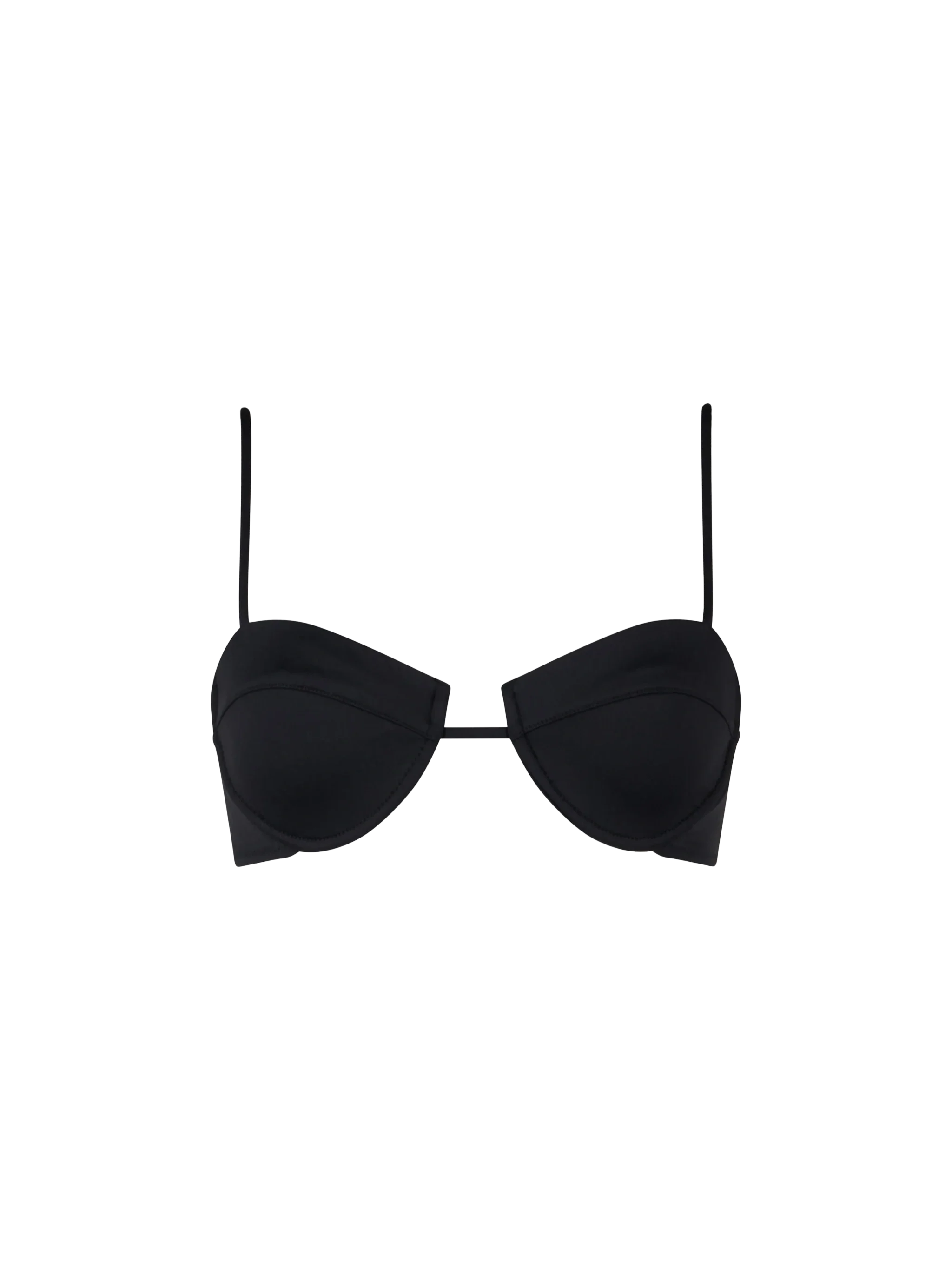 Haut de soutien-gorge à armatures Salina noir