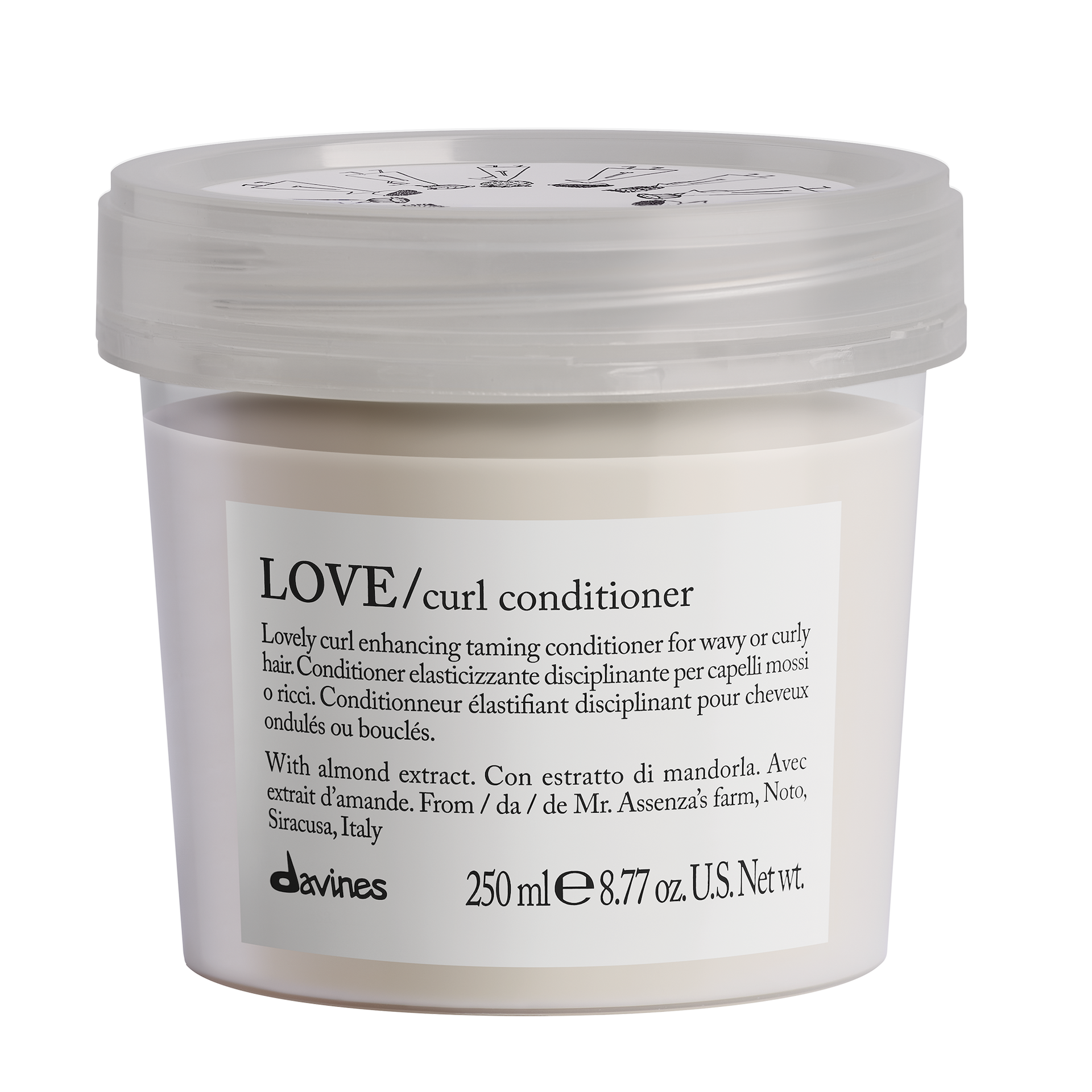 Balsam de păr Love Curl 250 ml - Davines
