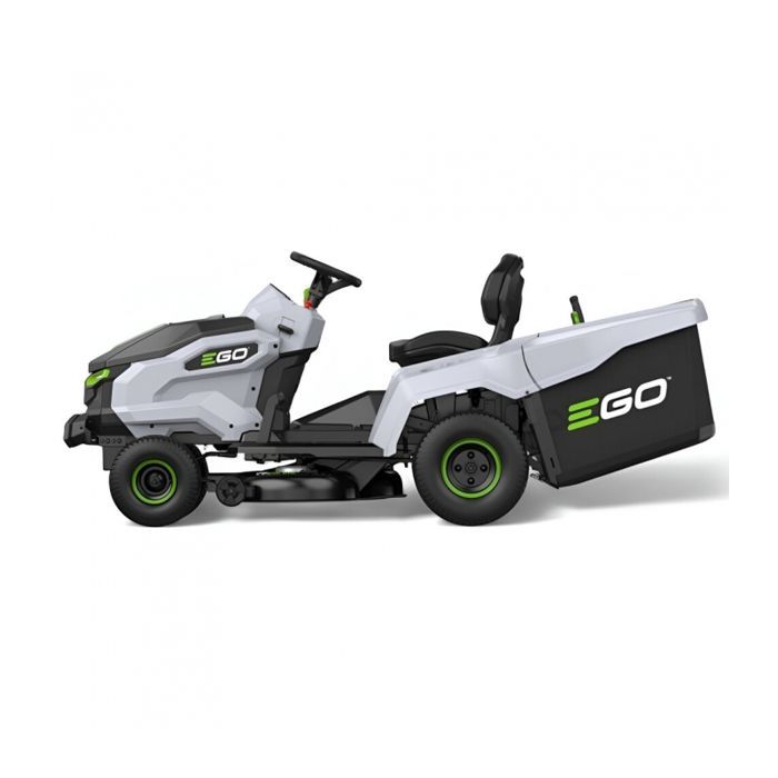 PACK Tracteur tondeuse autoportée 98 cm, Bac 300 litres et mulching, 6 batteries 12Ah et chargeur rapide - EGO TR3801E-B
