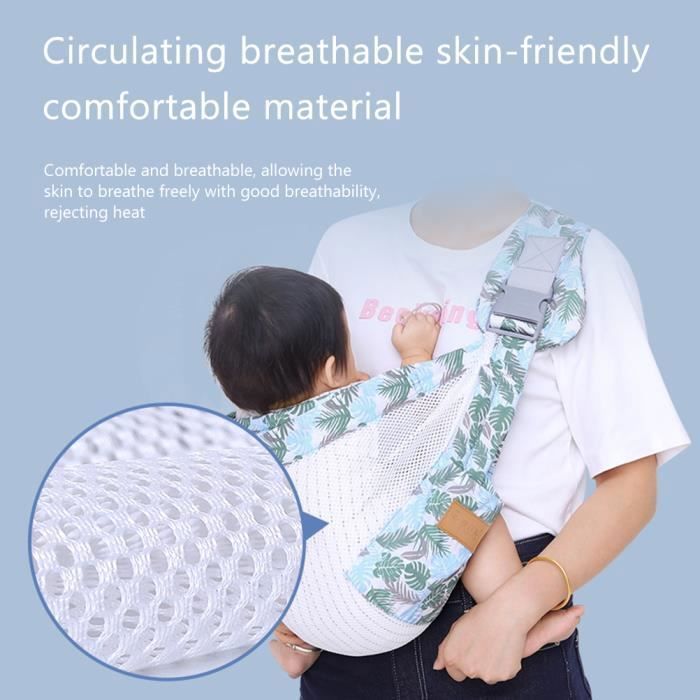 3D mesh baby carrier sling 3D mesh adjustable summer breathable baby carrier, baby carrier sling White elegant Label