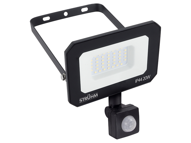 Naświetlacz Aston LED 13,5 cm z czujnkiem ruchu czarny