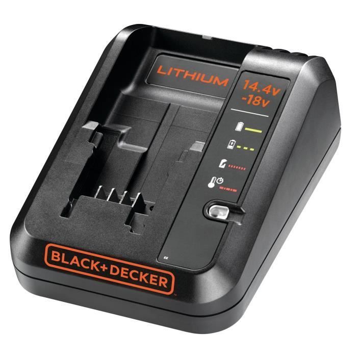 Caricabatterie da 14,4 V e 18 V - BLACK+DECKER - BDC1A-QW