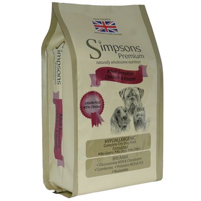 Simpsons Premium Sensitive Adult Dog - Huhn & Kartoffel