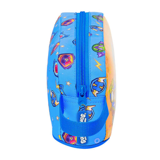Boîte à lunch isotherme Safta Superthings Série 7, 215 x 65 x 120 mm, bleu/multicolore (M859)