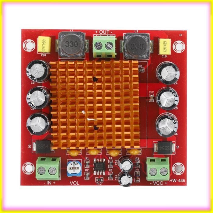 Placa amplificadora digital Keenso, placa amplificadora de potencia de audio con chip TPA3116DA, ligera, de alto rendimiento para vídeo.