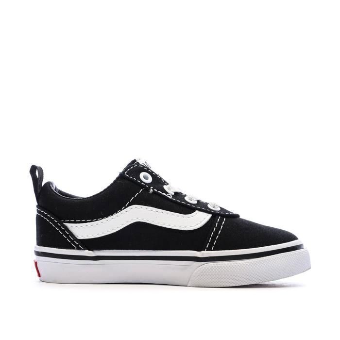 Scarpe da ginnastica Vans Ward Slip-on nere/bianche per bambini