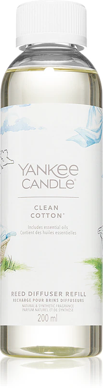 Refil de algodão para difusor Yankee Candle Clean Cotton