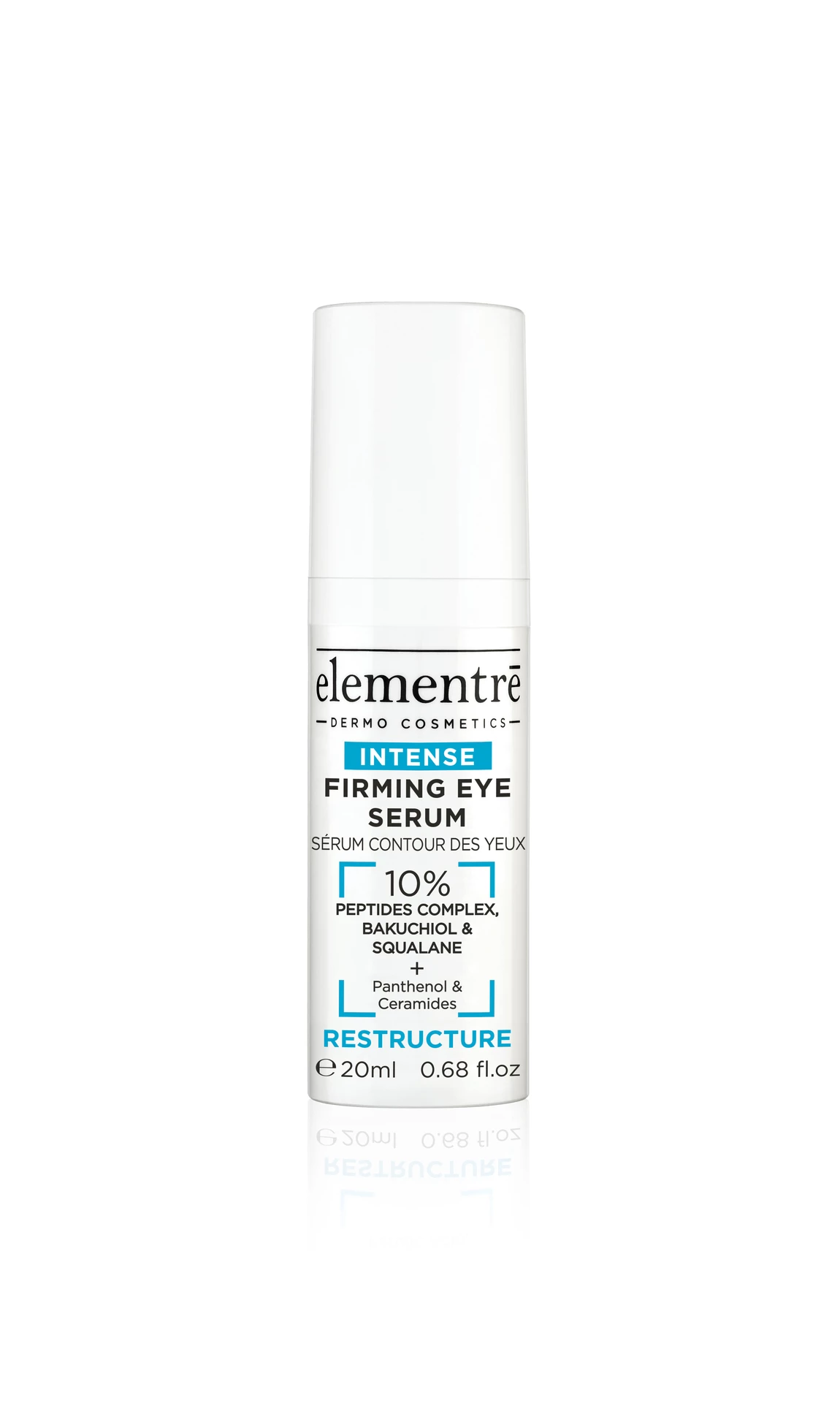 Ser ferm pentru ochi - 10% Peptide, Bakuchiol, Squalan 20 ml - elementrē