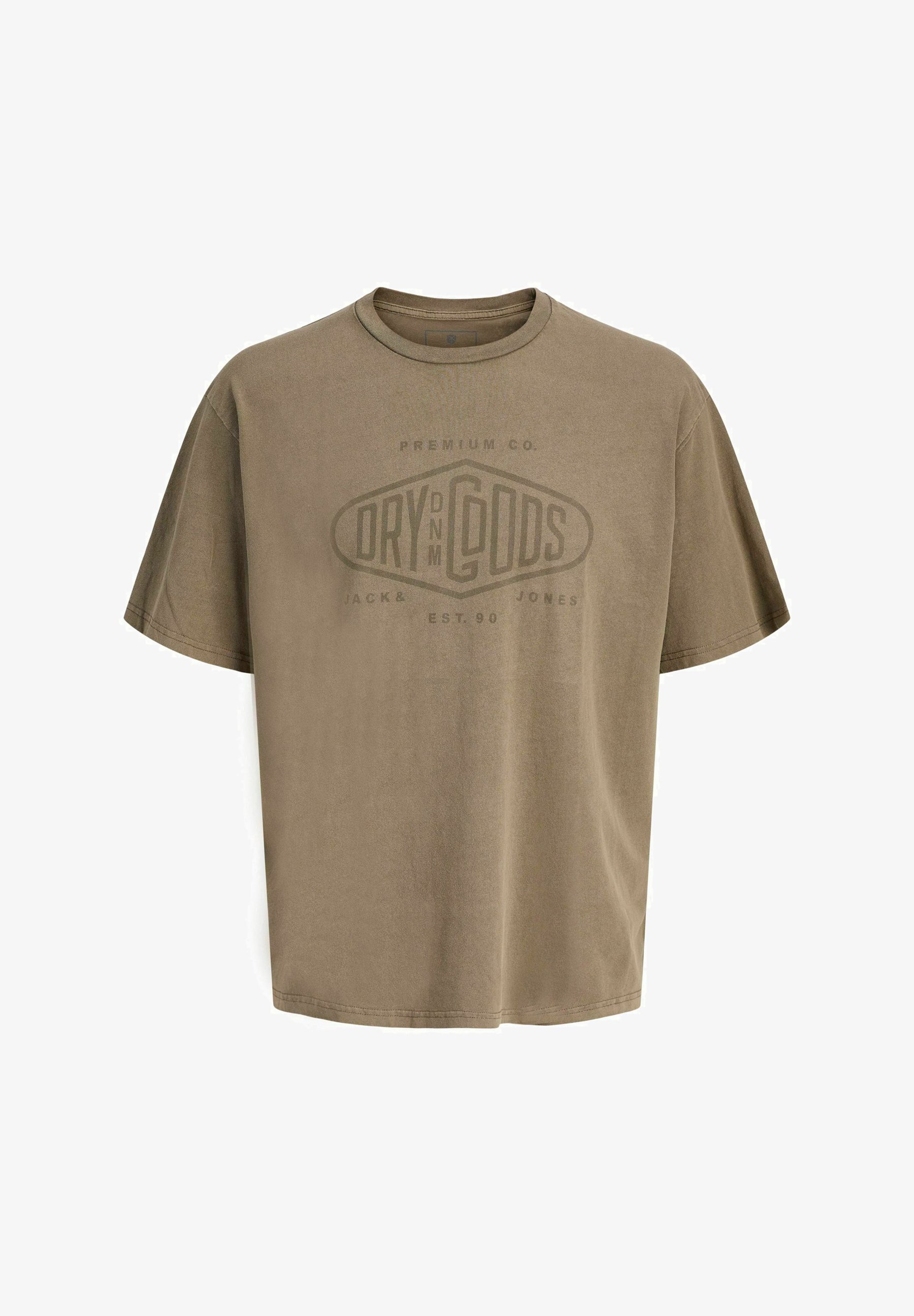Jack & Jones T-shirt met print - steengrijs