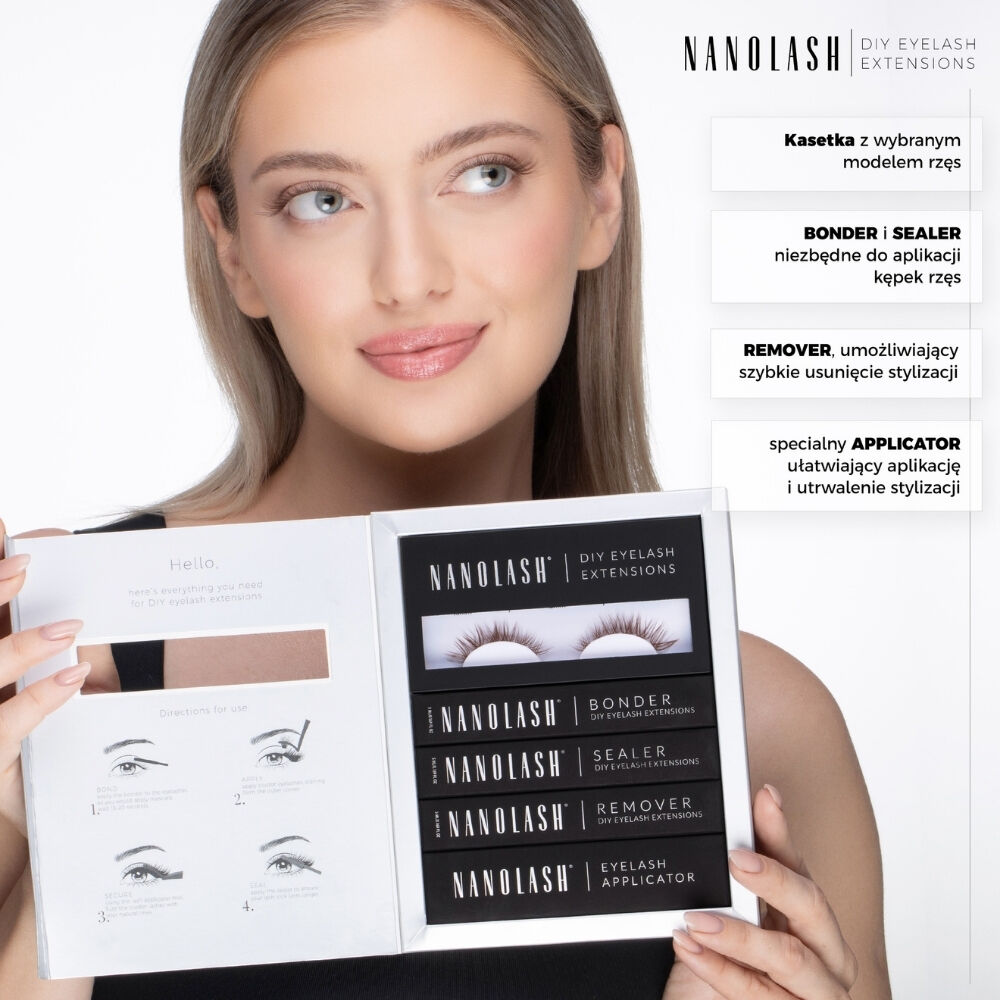 Nanolash DIY Eyelash Extensions Starter Kit Brown