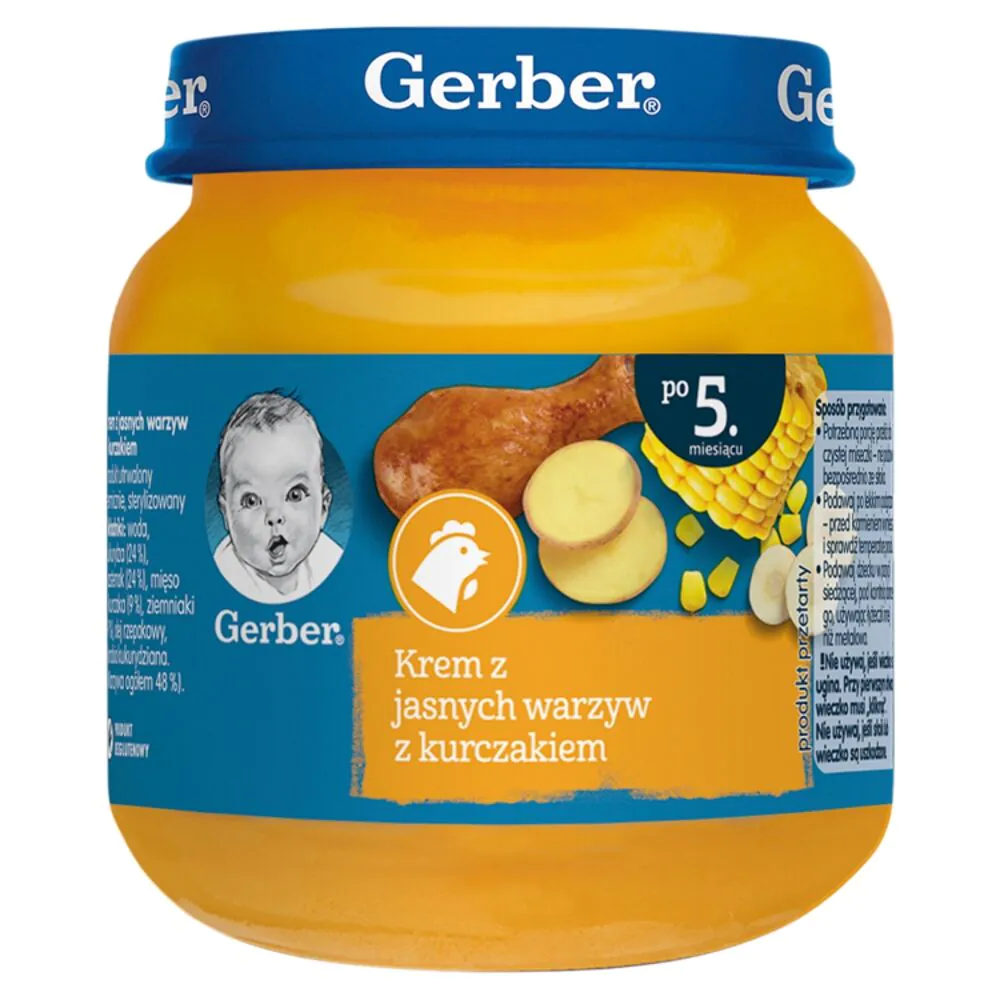 Gerber Obiad Kurczak w Kremie z Warzyw Po 5 miesiącu
