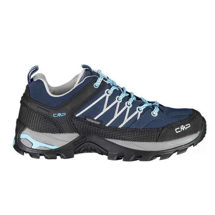 Scarpe da trekking da donna CMP Rigel Low WP - Blu navy e nero - Traspiranti