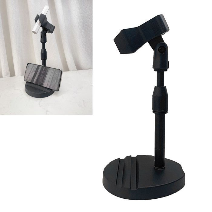 Soporte mini para lámpara UV de uñas Vvikizy, mini lámpara para uñas de gel, rotación de 360 grados, manicura higiénica, color negro.