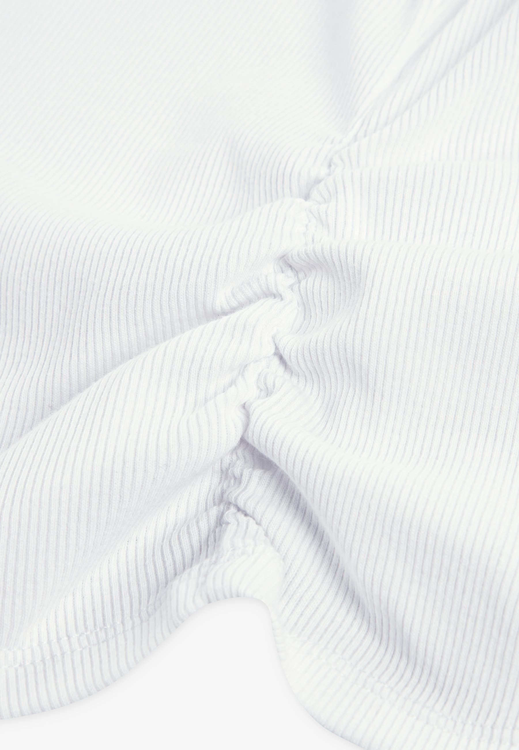 Abercrombie & Fitch RUCHED TOP - Bluzka z długim rękawem - jaskrawobiała
