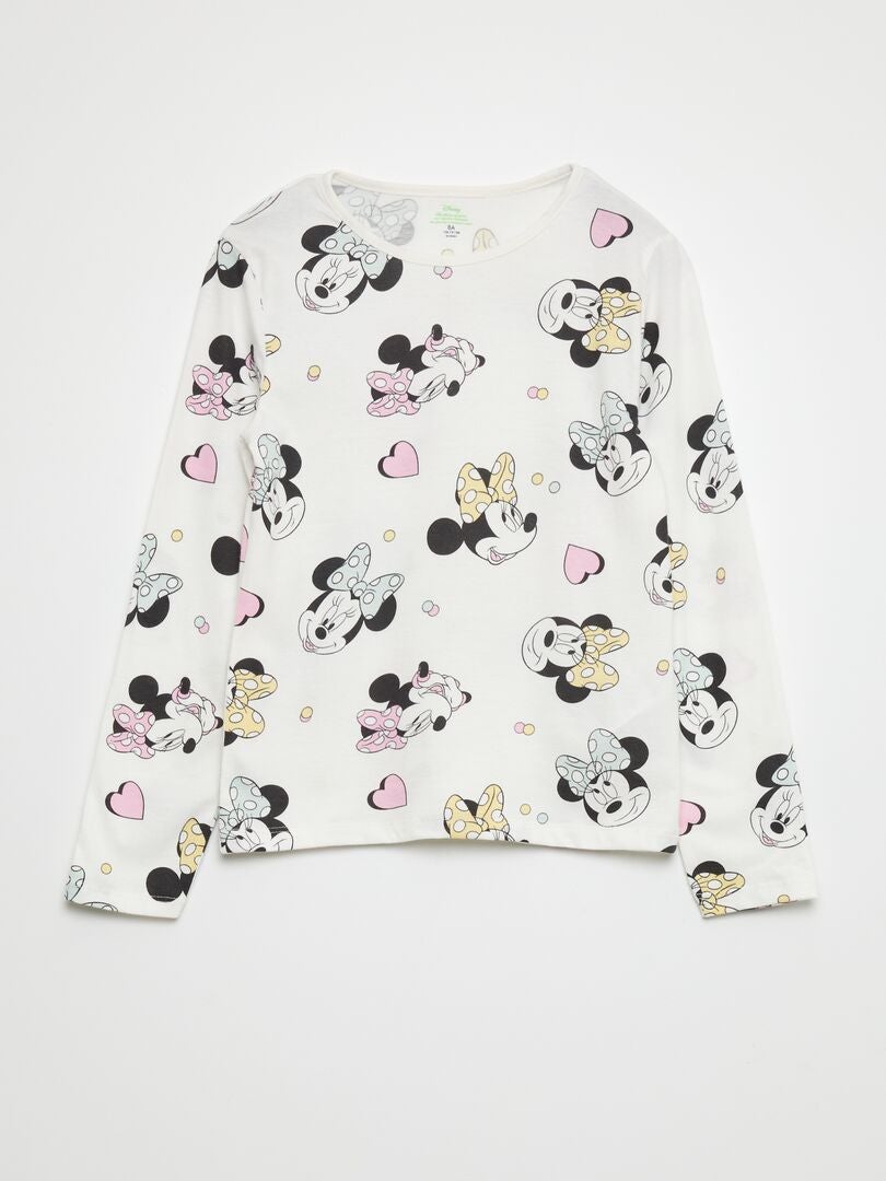 Conjunto de pijama de 2 piezas de Disney - BLANCO