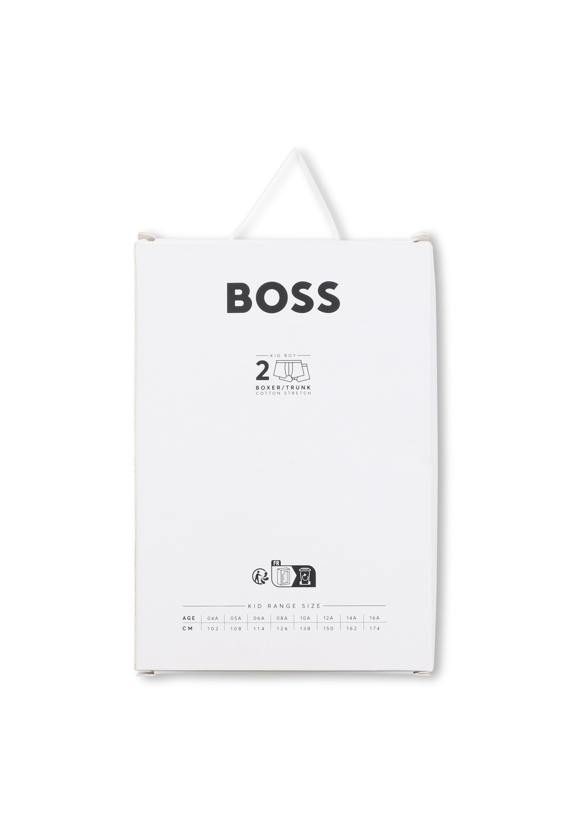 BOSS Kidswear 2 PÁK - Korzet - černá, bílá