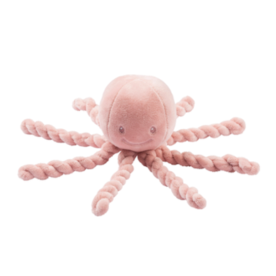 Nattou Musical Cuddly Octopus Lapidou Pink -pehmolelu vastasyntyneelle mustekalalle 1 kpl 1 kpl