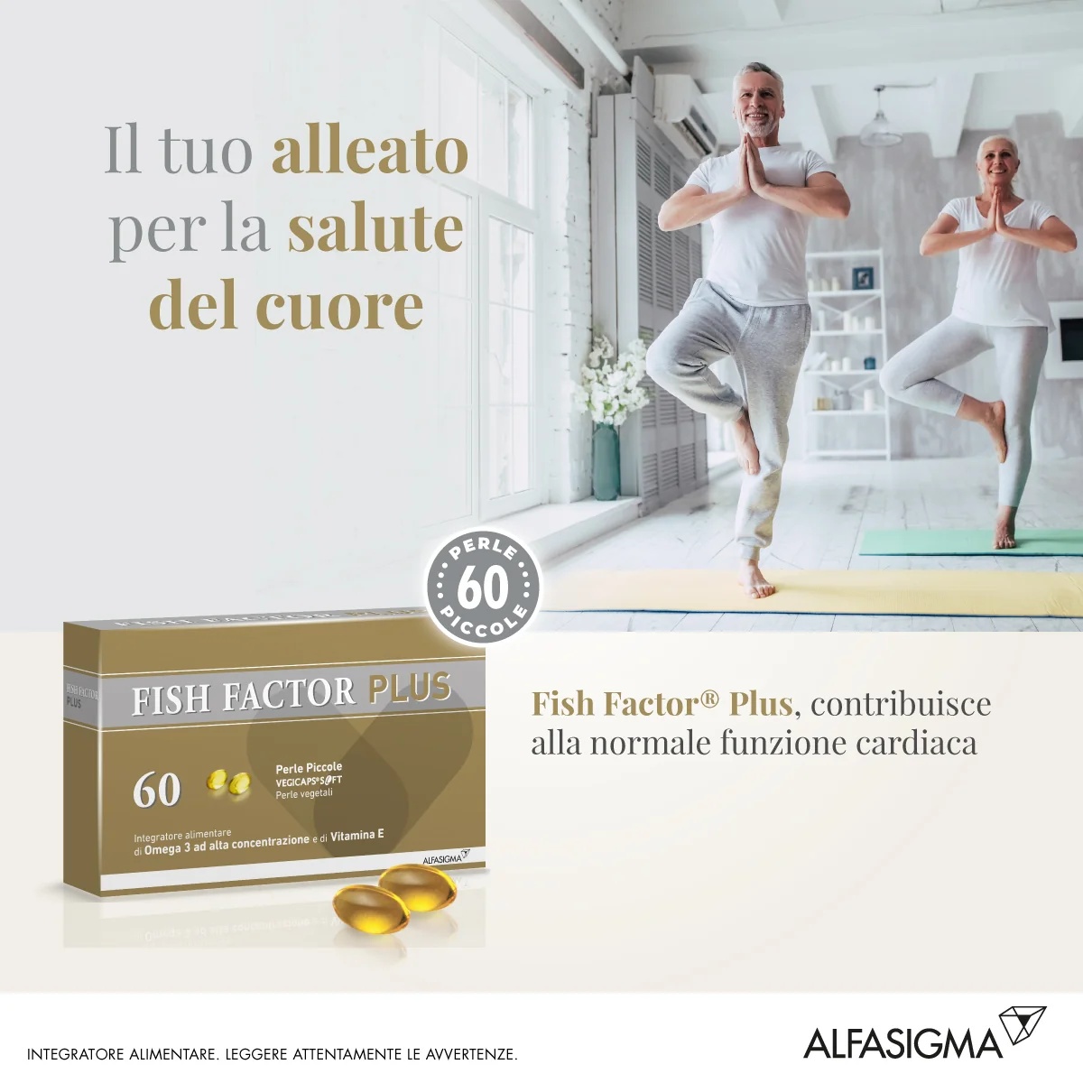ALFASIGMA Fish Factor Plus 60 kleine korrels Lipidenmetabolisme