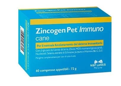 Zincogen Pet Immuno 60 comprimidos - Alimento suplementar para cães