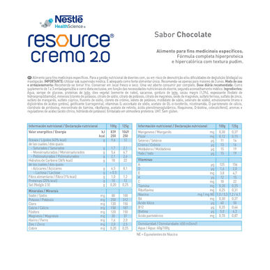 Nestlé Resource 2.0 Suklaakerma-lisä 4 x 125 g