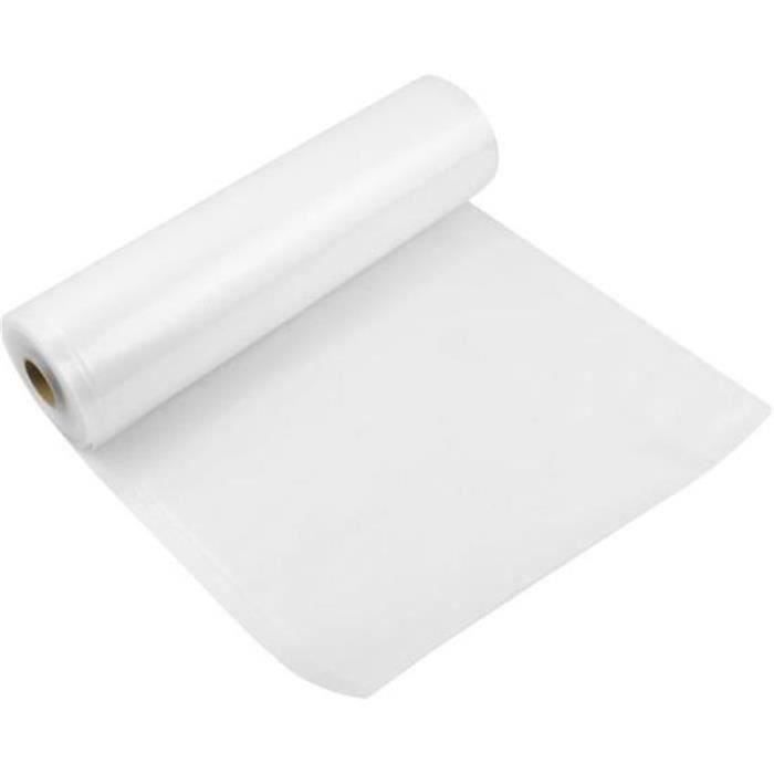 2 rollos de película para envasar al vacío con relieve, 28 cm x 5 metros, sin BPA, seguros.