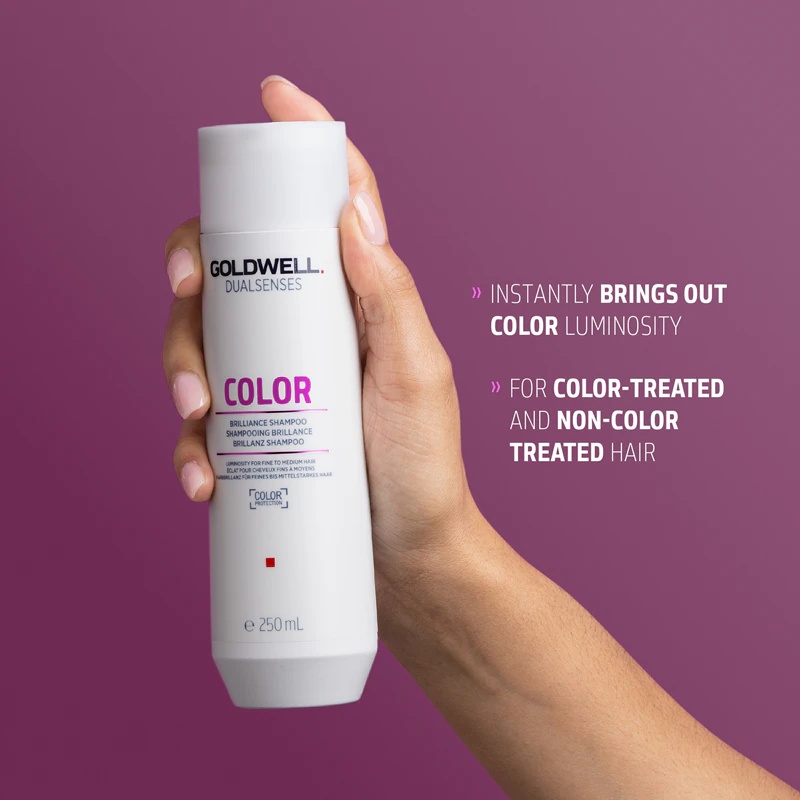 „Goldwell Dualsenses“ spalvą apsaugantis šampūnas dažytiems plaukams