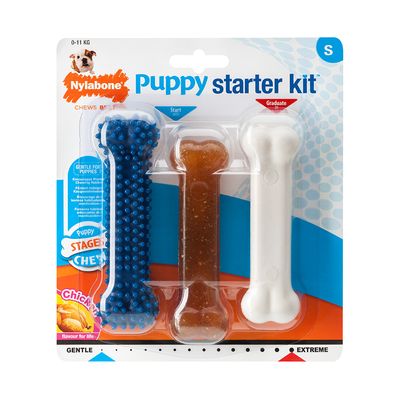 Zestaw startowy do żucia dla szczeniąt Nylabone