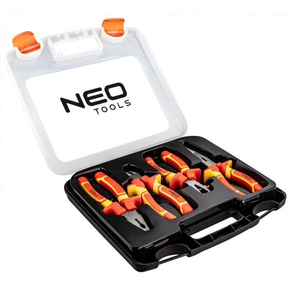 Zestaw szczypiec 1000V 4szt szczypce elektryka NEO