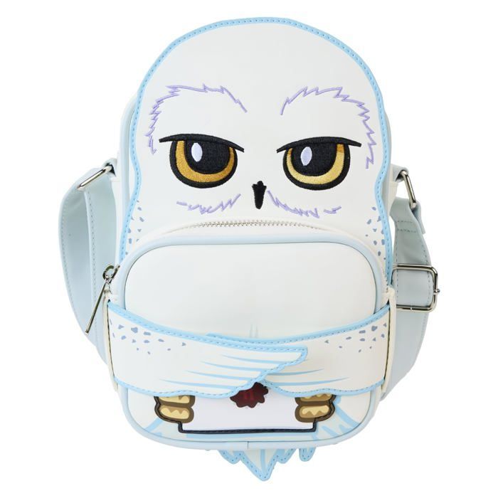 Sac bandoulière - Loungefly - Harry Potter Hedwig - Cuir végétalien - Bretelles réglables - Multicolore