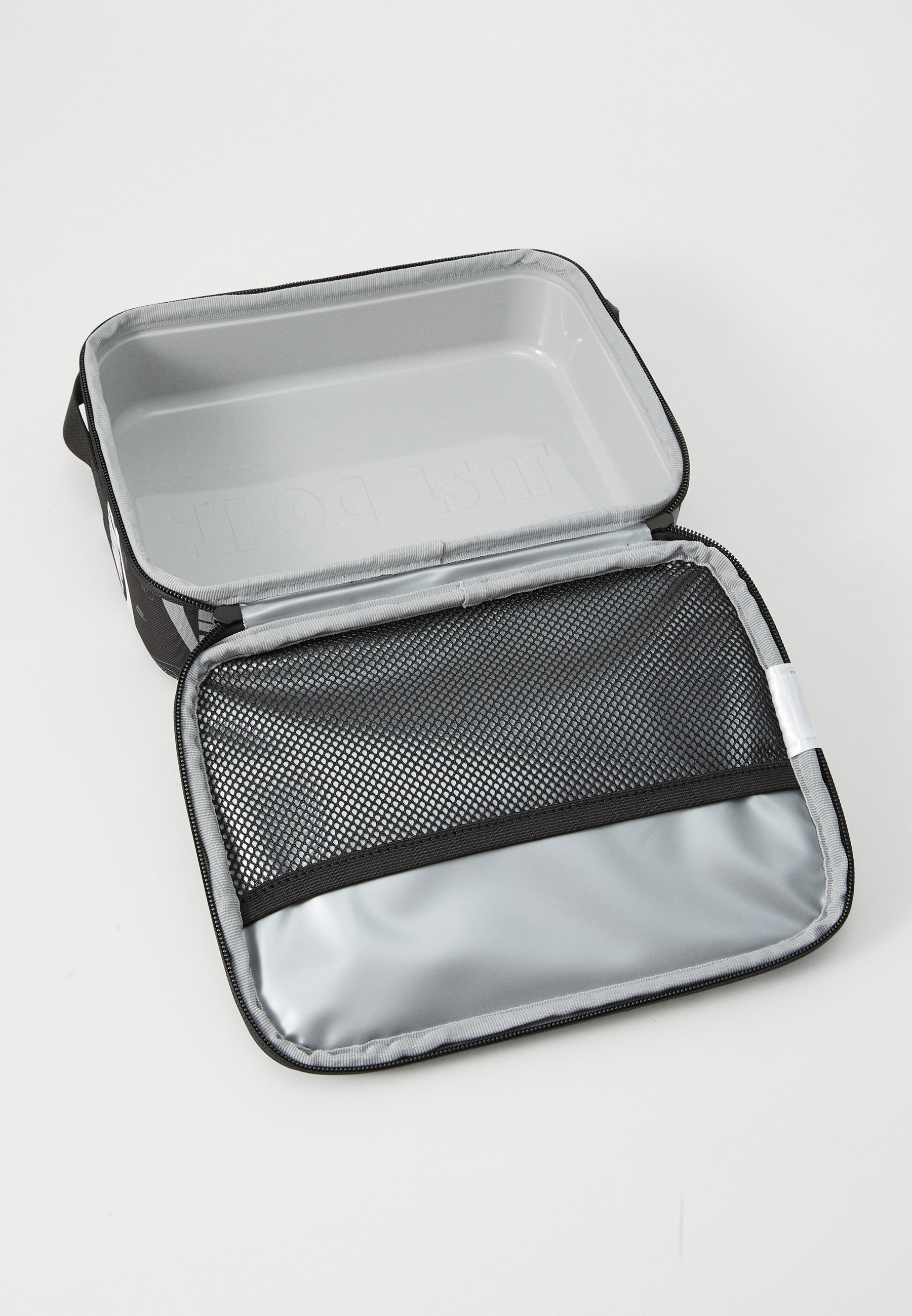Nike Sportswear FUTURA HARD LINER LUNCH TAS UNISEX - Lunchbox - zwart/rookgrijs