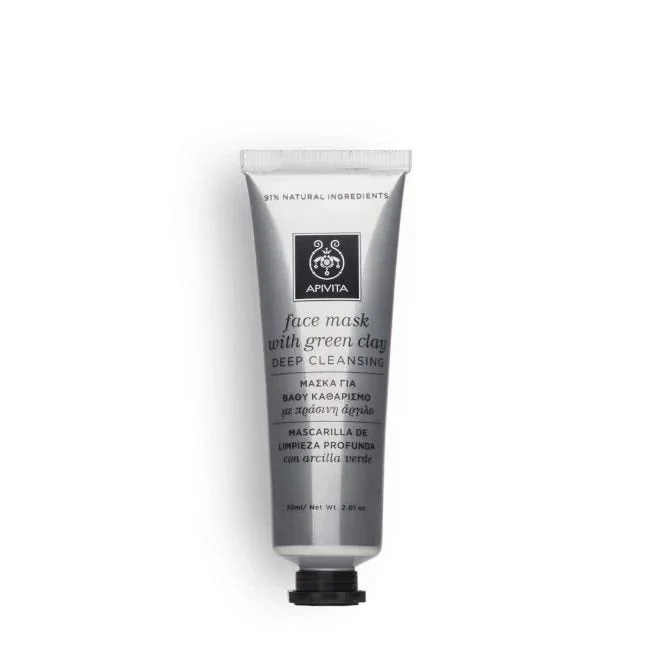 APIVITA Apivita Groene Klei Gezichtsmasker 50 ml Zuiverend Gezichtsmasker