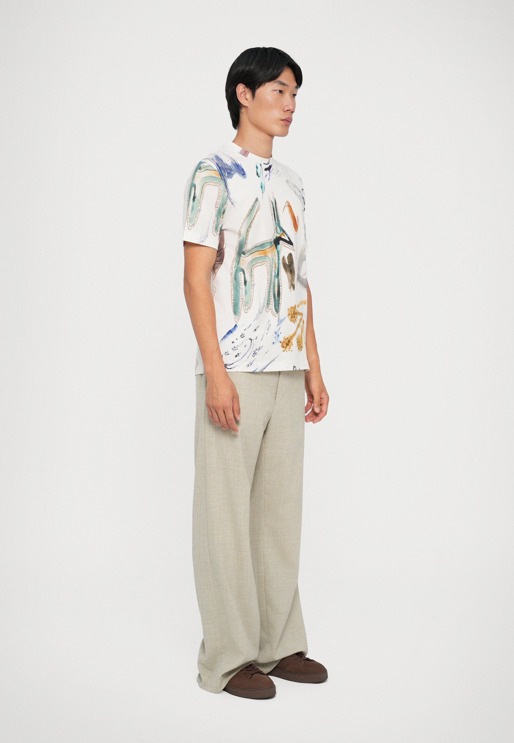 T-shirt imprimé Paul Smith - crème