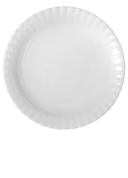 Talerz płytki 17 cm Iwona Biała C000
