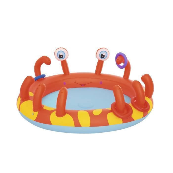 Área de juegos interactiva con forma de cangrejo de BESTWAY - 165 x 150 x 63 cm