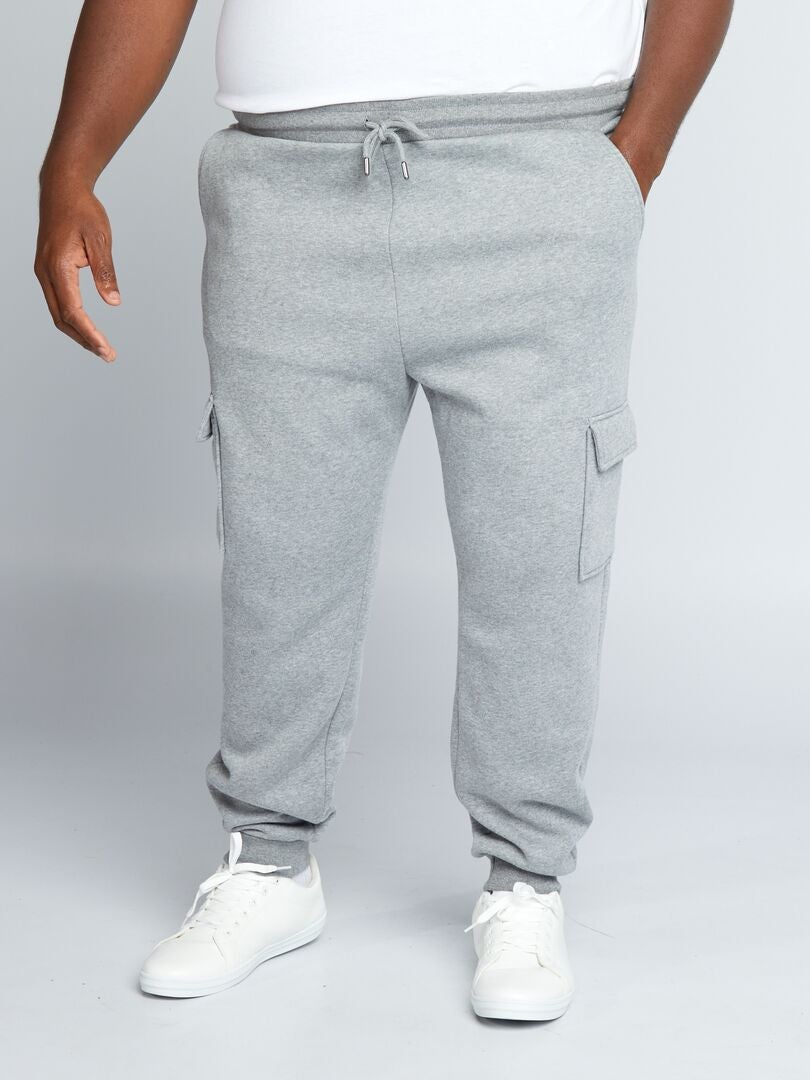 Fleece joggingbroek - GRIJS