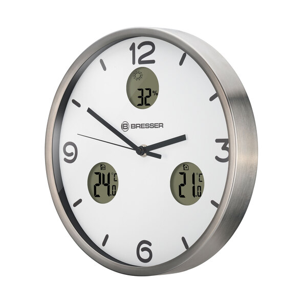MyTime iO NX radiogestuurde wandklok, wit